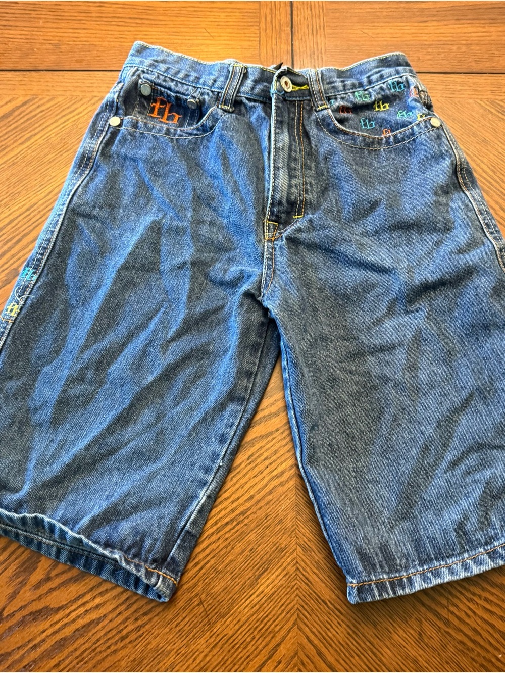 Fubu The Collection Boys 12 Blue Jean Shorts Multicolor fb Streetwear